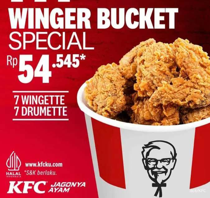 KFC Winger Bucket & Combo Sweet
