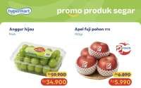 Promo Hypermart Weekday 21-23 Oktober 2025, Anggur Hijau Diskon Rp 25.000