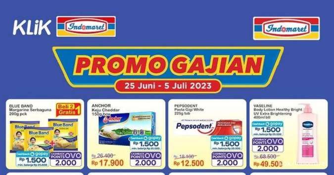 Harga Promo Gajian Indomaret 25 Juni-5 Juli 2023, Pakai Gopay atau OVO Dapat Cashback