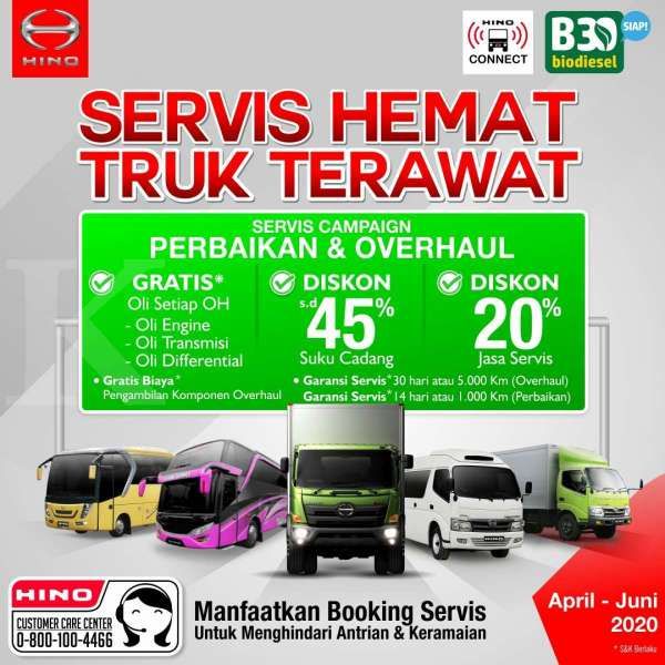 Komitmen Hino untuk Customer di Tengah Pandemi Covid-19
