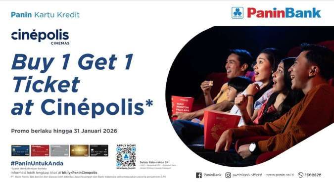 Promo Cinepolis dan Panin Bank Sampai 31 Januari 2026