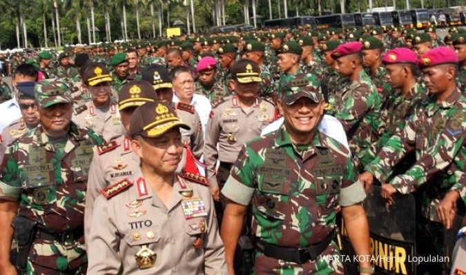 25 kompi TNI bantu jaga demo 4 November