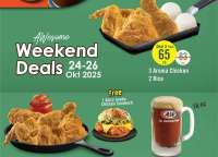 Promo A&W Weekend Deals 24-26 Oktober, Paket Aroma Chicken Hemat Free Burger
