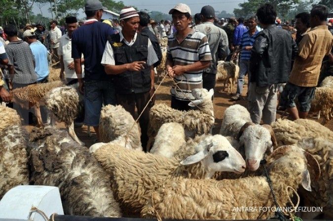 Warga antre dari subuh untuk kupon daging