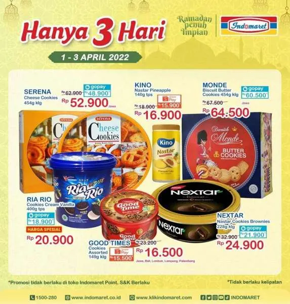 Promo Indomaret Hanya 3 Hari Periode 1-3 April 2022