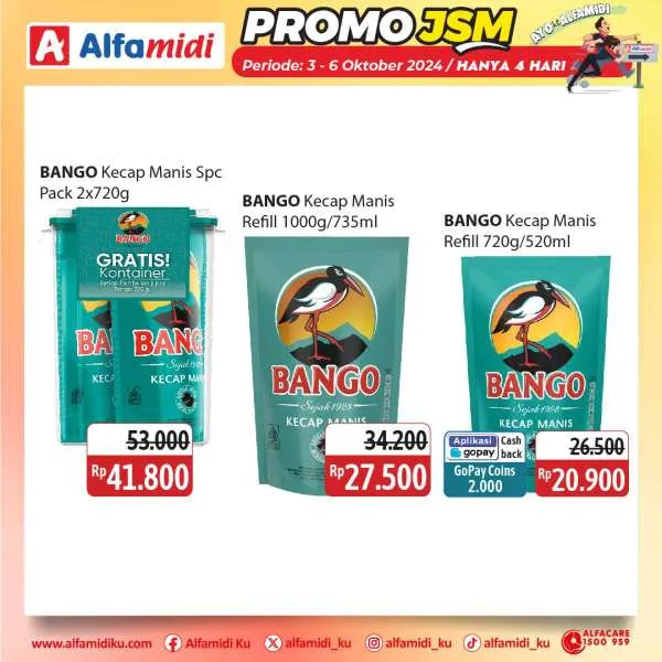 Promo JSM Alfamidi Hanya 4 Hari Periode 3-6 Oktober 2024