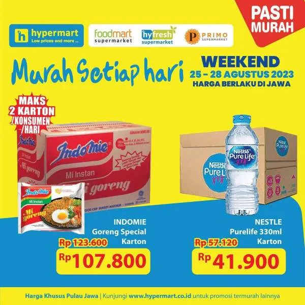 Promo Hypermart Hyper Diskon Weekend Periode 25-28 Agustus 2023