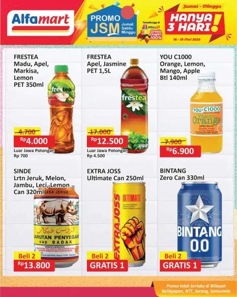 Promo JSM Alfamart Periode 16-18 Mei 2025