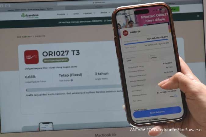 Penjualan ORI027 Baru Rp 6,59 Triliun, Masa Penawaran Tinggal 10 Hari Lagi 