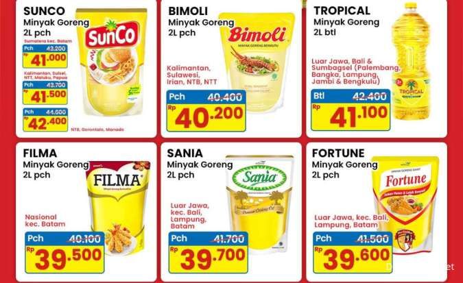 Promo Minyak Goreng Indomaret sampai 1 Oktober 2025, Tropical Botol Mulai Rp 37.700