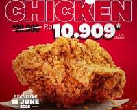 Promo KFC Attack Chicken Datang Lagi! 1 Ayam Mulai Rp 10.000-an, Khusus 18 Juni 2025