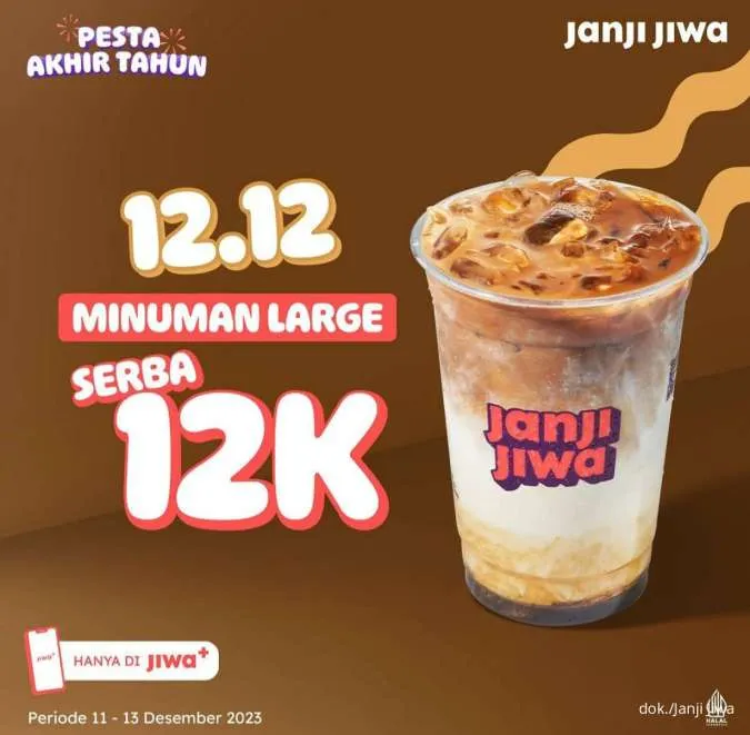 Promo 12.12 Janji Jiwa: Serba 12k