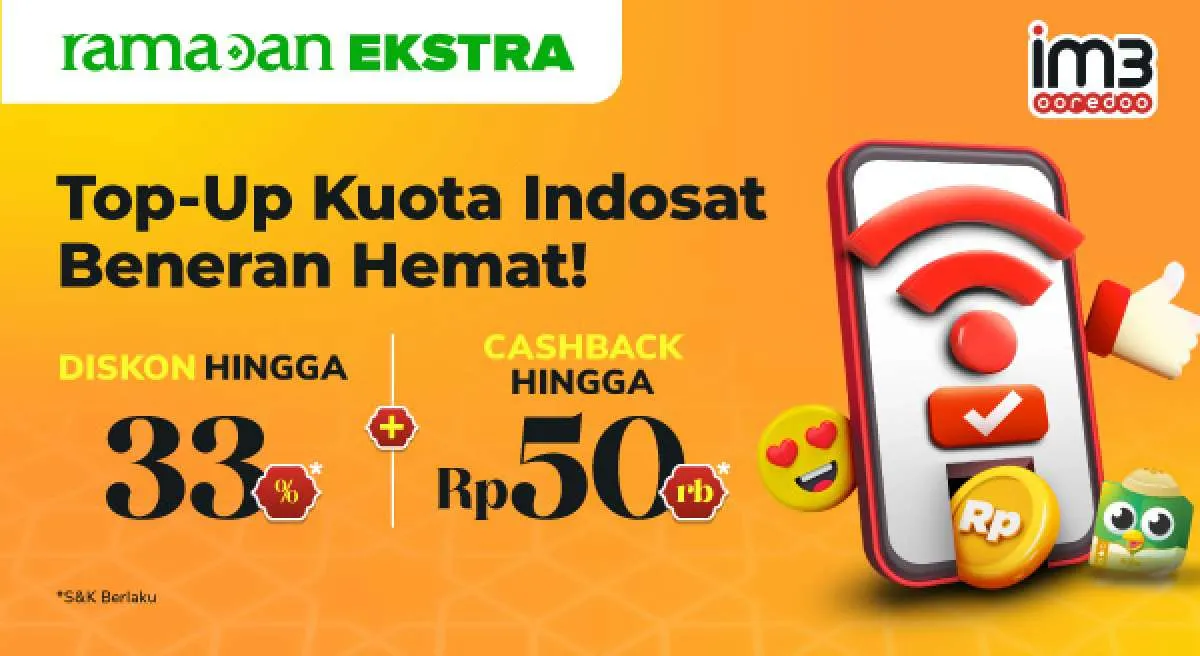 Promo Indosat April 2022, Beli Paket Data di Tokopedia Dapat Bonus Dobel!