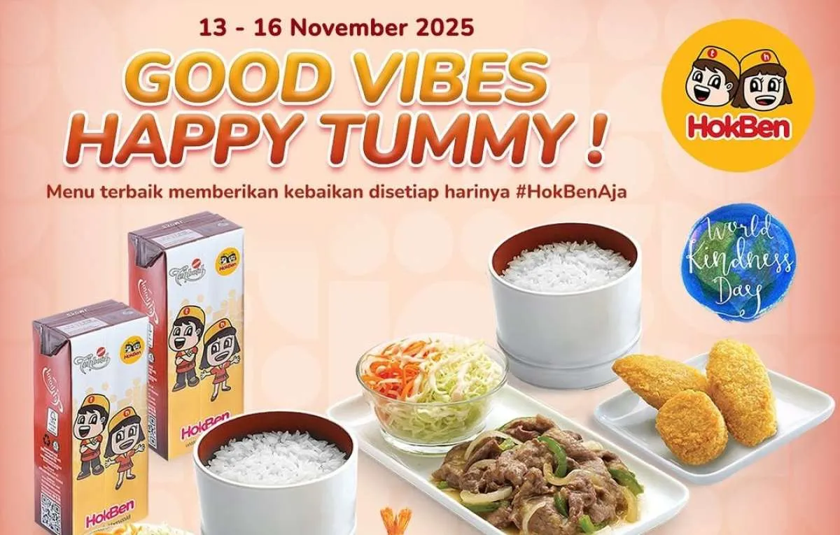 Promo HokBen Hari Ini 13 November 2025, Diskon di Hari Kebaikan Sedunia