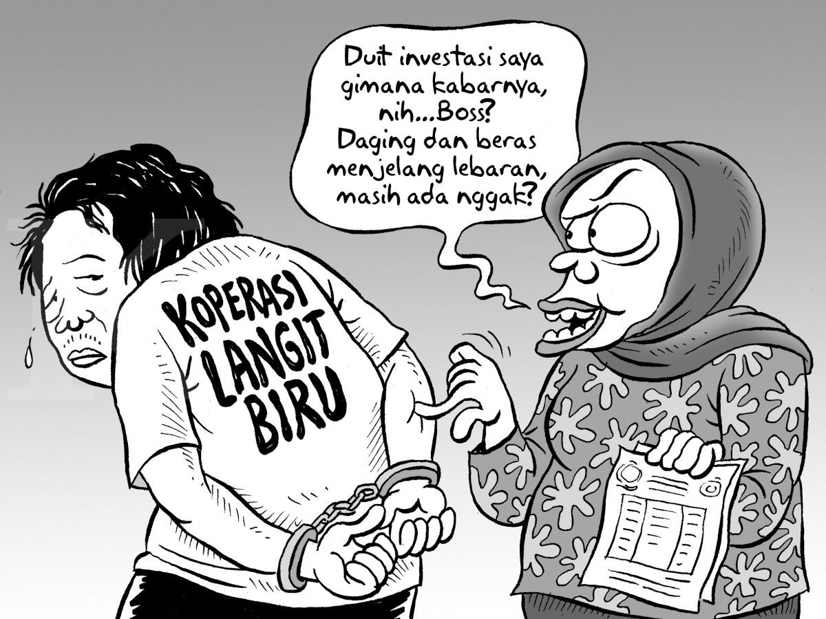 Bos Langit Biru Tertangkap