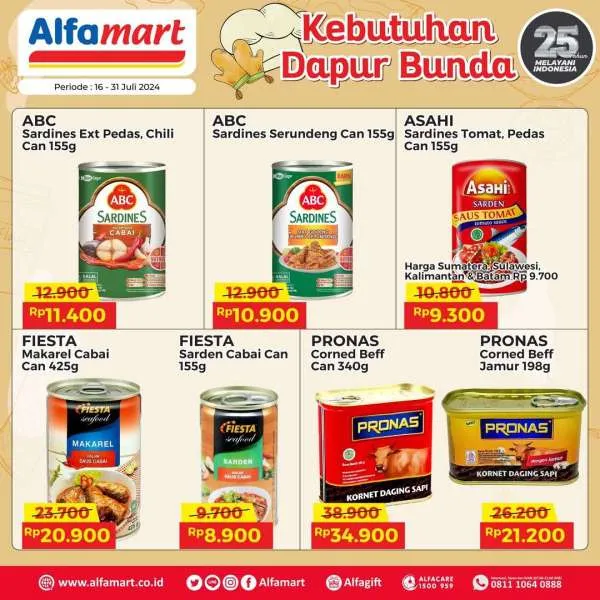 Promo Alfamart Kebutuhan Dapur Periode 16-31 Juli 2024