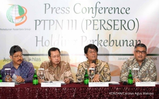 PTPN III bidik pendapatan Rp 46 triliun di 2017