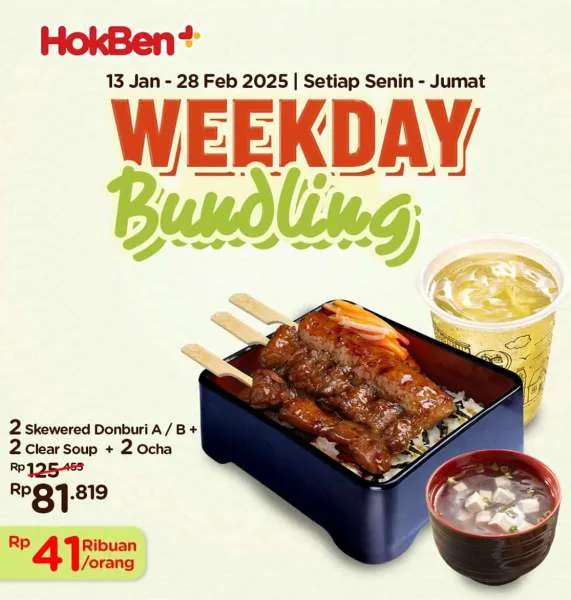 Promo Weekday Bundling HokBen 2025