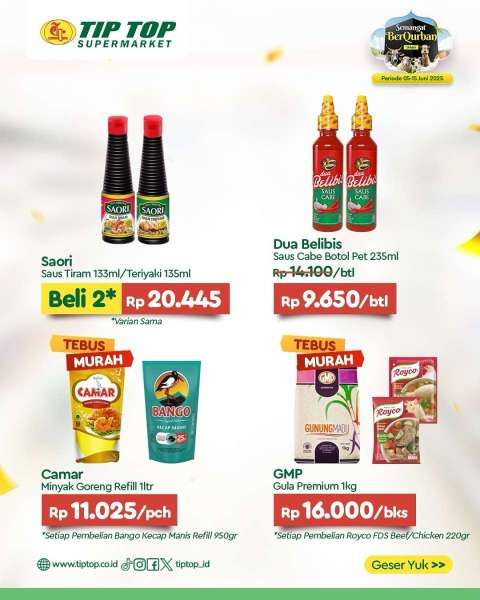 Promo Tip Top 5-15 Juni 2025 Spesial Idul Adha