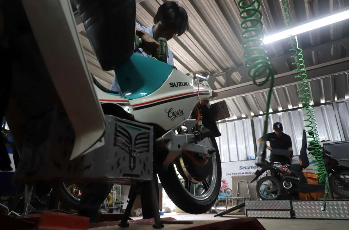 Pemerintah Gratiskan Konversi Motor Listrik hingga 1.000 Unit, Berlaku di Jabodetabek