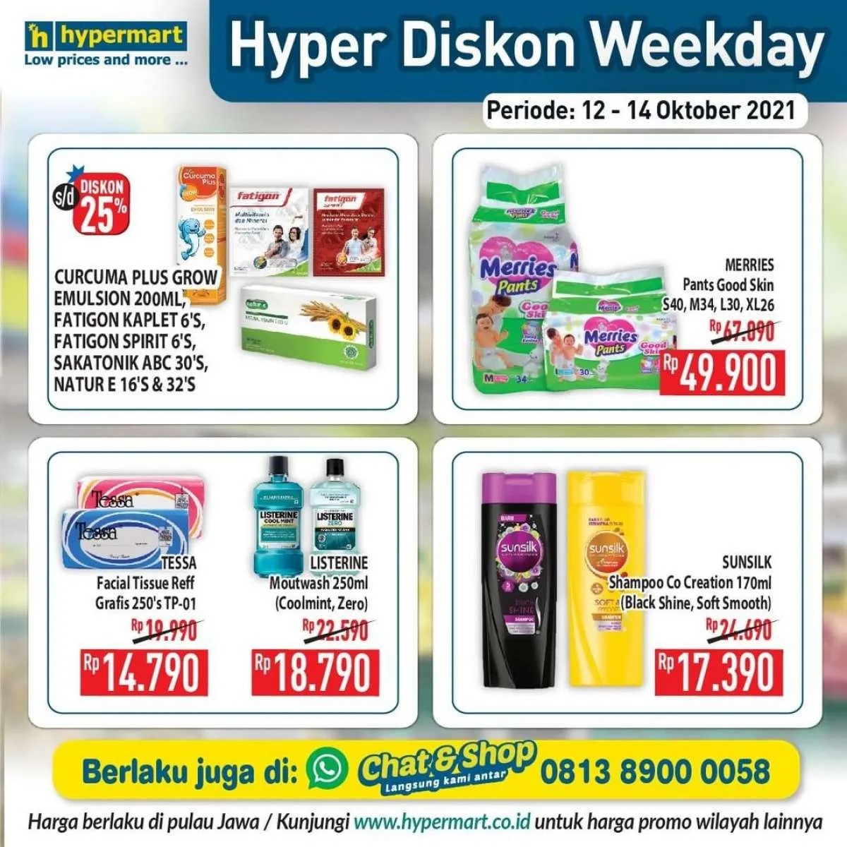 Katalog Promo Hypermart Hyper Diskon Weekday Periode 12-14 Oktober 2021