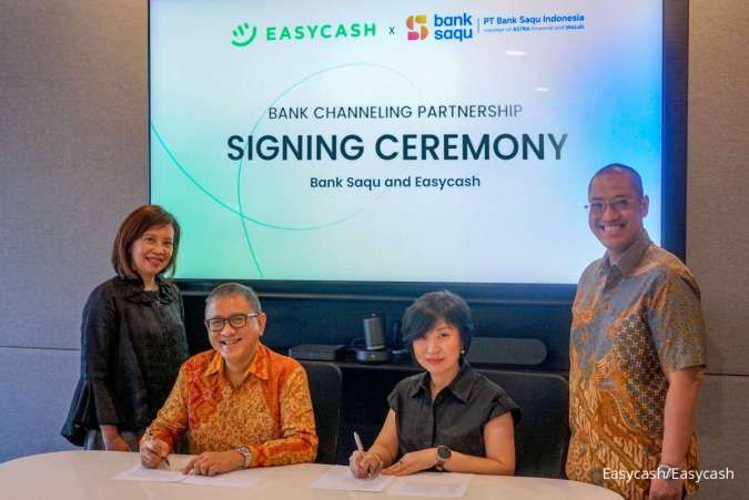 Easycash Gandeng Bank Saqu, Perluas Akses Pembiayaan Unbanked dan Underbanked