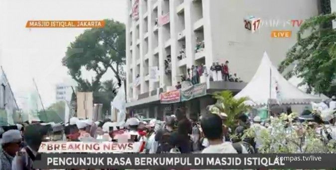 Peserta aksi 112 berdatangan ke Istiqlal