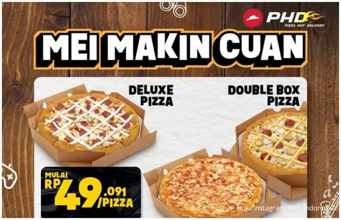 Promo PHD Makan Pizza Tetap Hemat Sepanjang Mei, Fun Pizza Hanya Rp 13.000-an