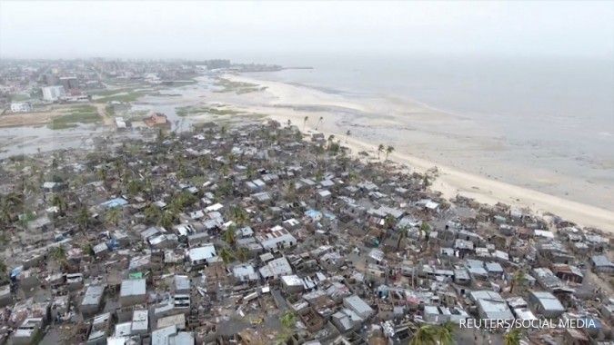 Lebih dari seribu orang diduga meninggal akibat badai di Mozambik