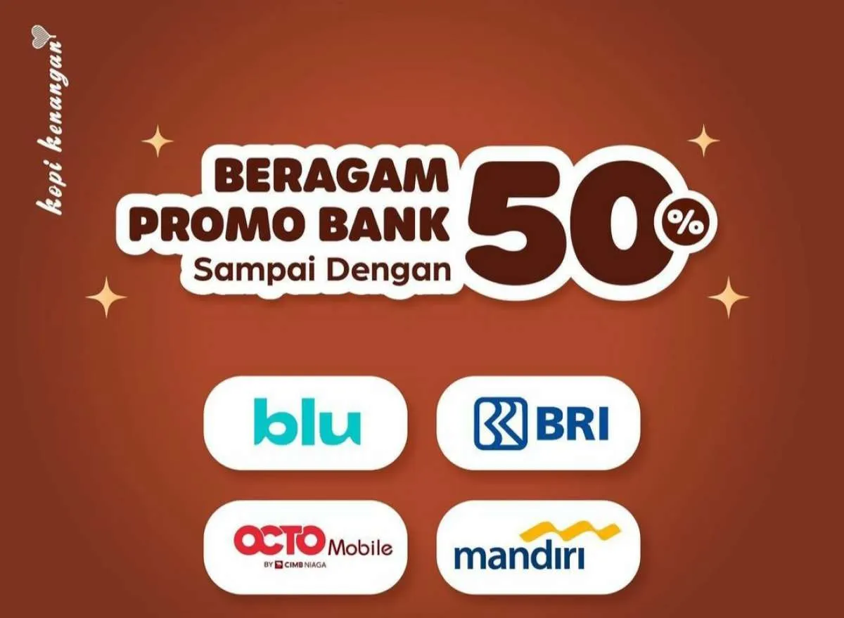 6 Promo Kopi Kenangan Diskon 50% di Berbagai Bank, Edisi Januari-Maret 2024