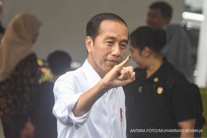 Tanggapi Hasil Hitung Cepat Pemilu, Jokowi: Sabar, Tunggu Hasil Resmi KPU