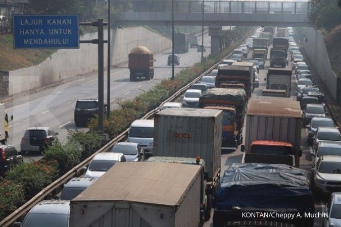 Macet 7 kilometer, kendaraan ke arah Bandara Soekarno-Hatta diminta putar balik