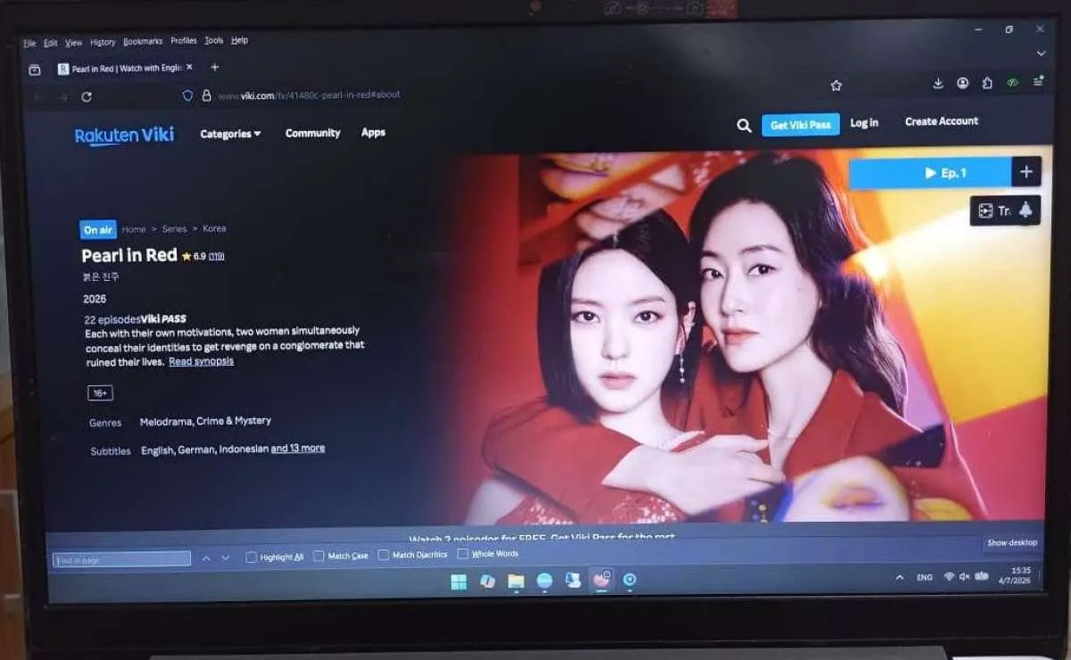 Sinopsis Drakor Pearl In Red & Link Nonton, Kisah Melodrama & Balas Dendam