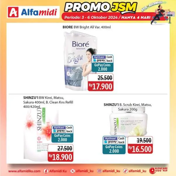 Promo JSM Alfamidi Hanya 4 Hari Periode 3-6 Oktober 2024
