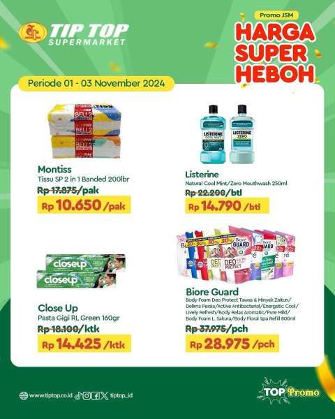 Promo JSM Tip Top 1-3 November 2024