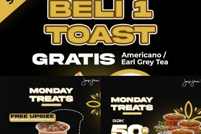 Promo Janji Jiwa Januari 2023 Khusus Senin Tawarkan 3 Promo Menarik, Ada Diskonnya