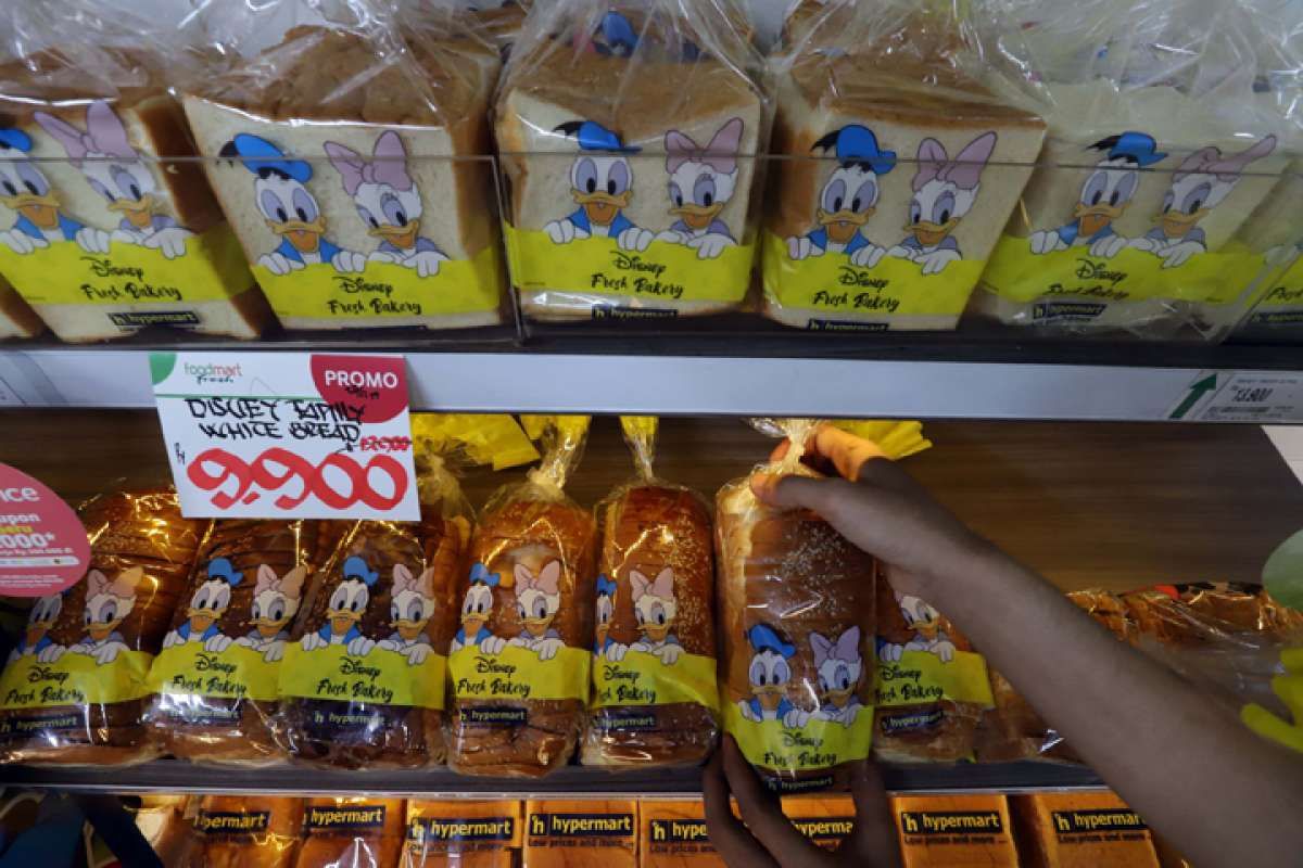 Karakter kartun Disney di produk ritel