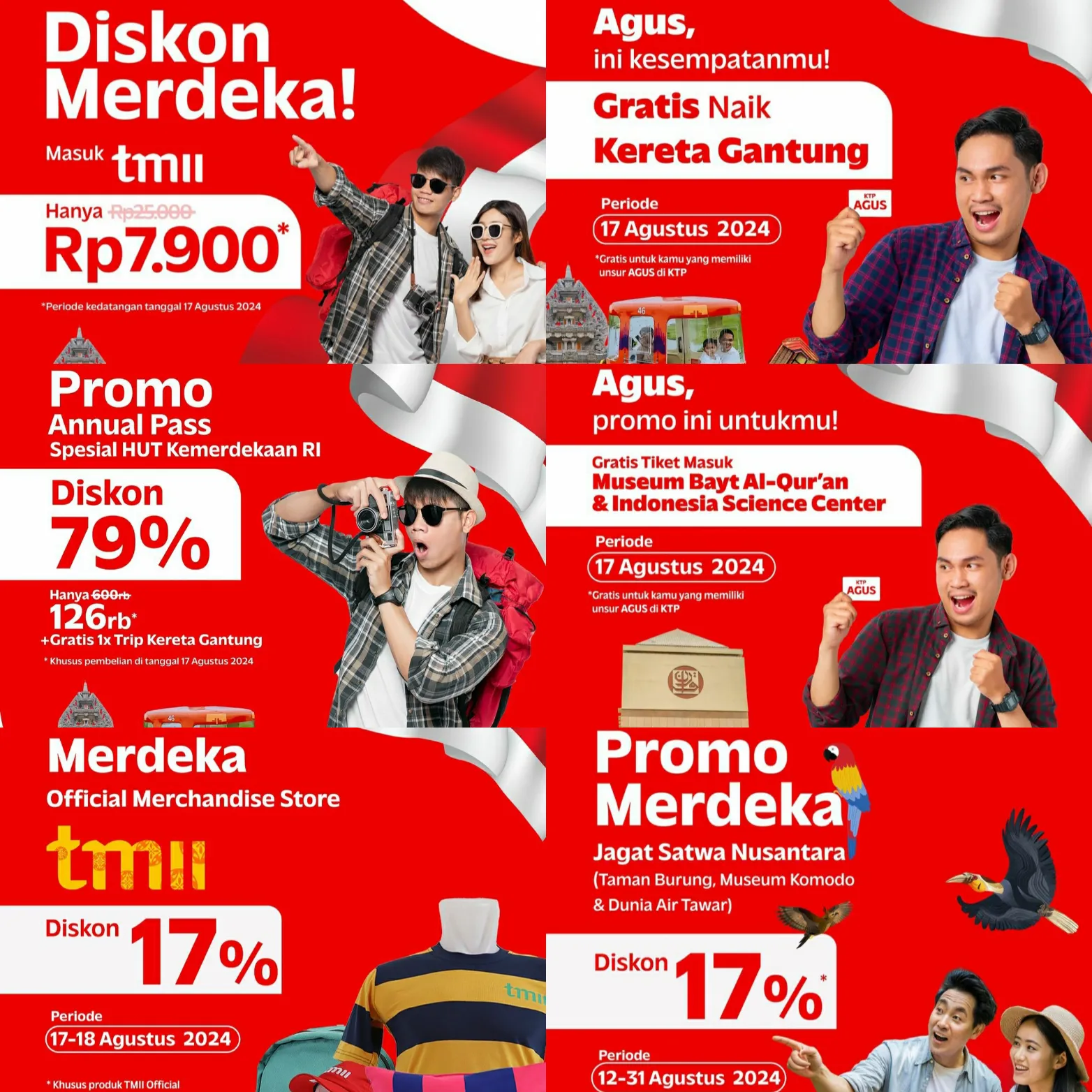 Promo Wisata Kemerdekaan - TMII