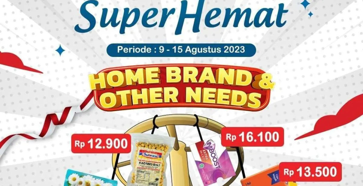 Promo Indomaret Super Hemat Terbaru 10 Agustus 2023, Belanja Kebutuhan Pokok