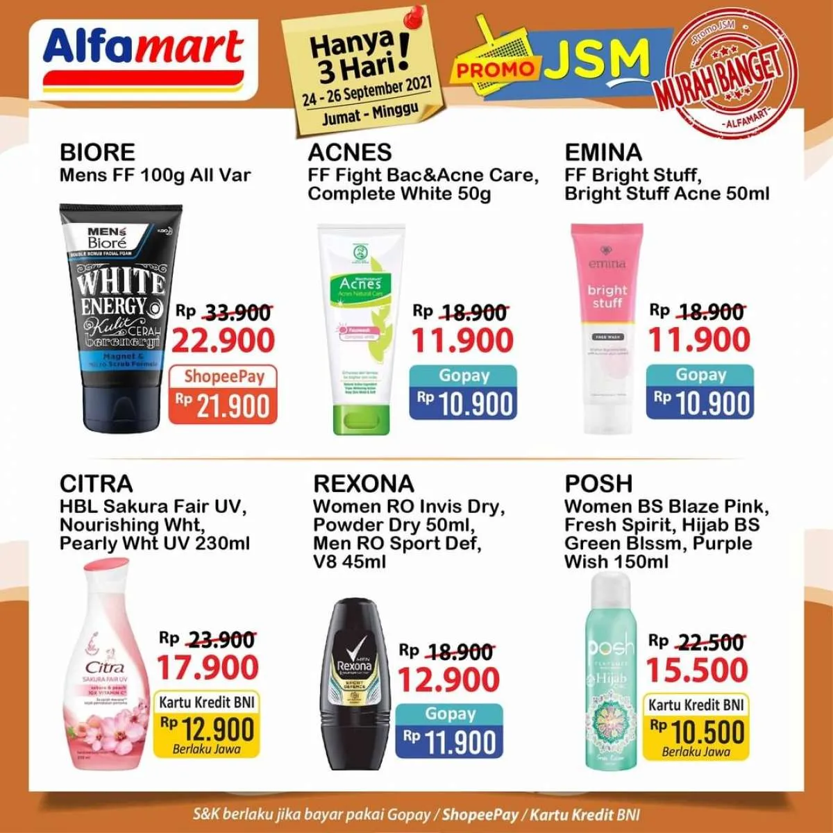 Katalog Promo JSM Alfamart Hanya 3 Hari Periode 24-26 September 2021