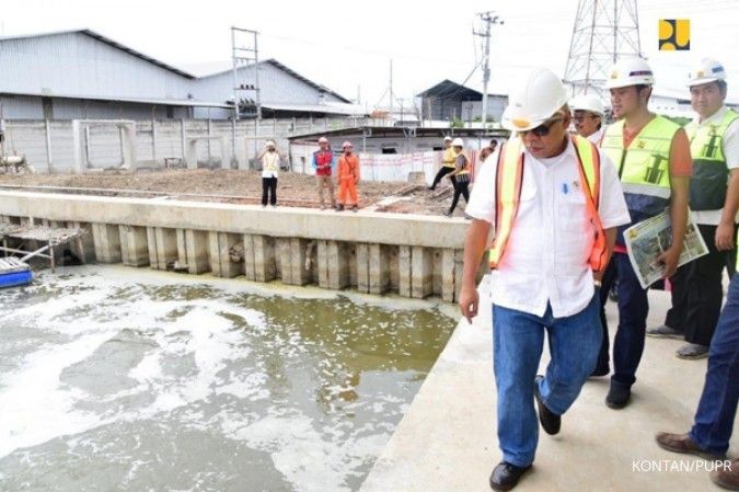 Pembangunan bendung untuk pengendalian banjir Kota Semarang lebih cepat dari target
