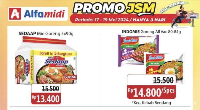 Katalog Promo JSM Alfamidi Terbaru Hanya 3 Hari Periode 17-19 Mei 2024