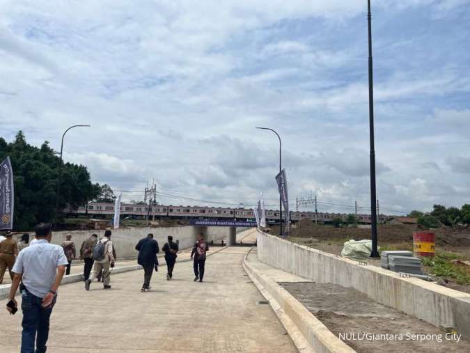 Underpass Giantara Serpong City Mulai Beroperasi