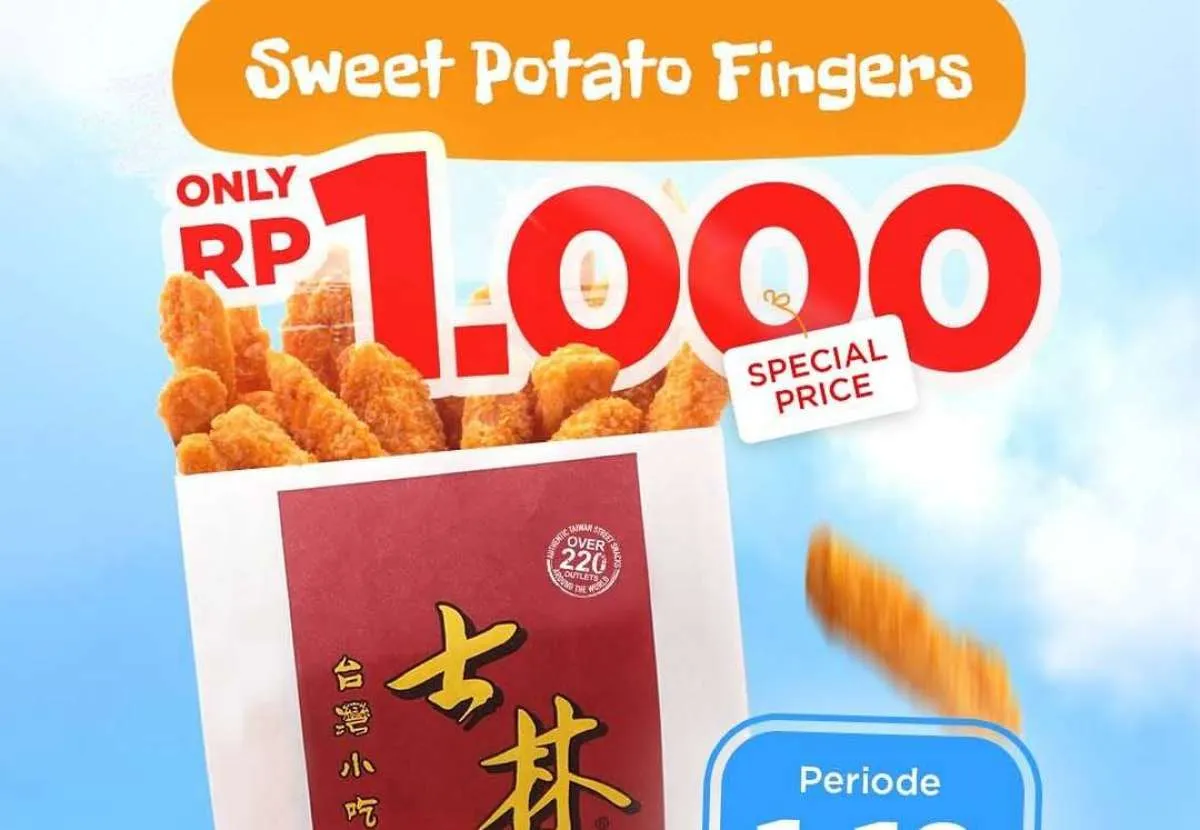  Siap Serbu! Promo Shihlin Sweet Potato Fingers Cuma Rp 1.000, 1-12 Oktober Saja