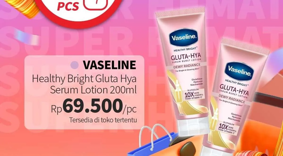 Promo Guardian Super Hemat sampai 18 September, Tambah Rp 1.000 Dapat 2 Body Serum