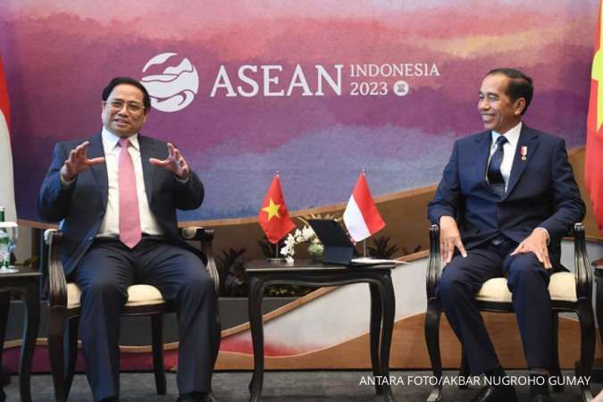 Jokowi dan Pham Minh Chinh Bahas Upaya Capai Target Perdagangan US$ 15 Miliar