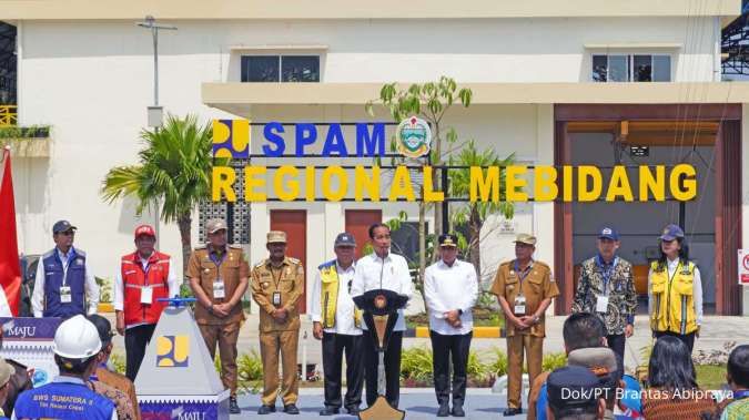 SPAM Regional Mebidang Karya Brantas Abipraya Diresmikan,Penuhi AirMinum 440.000 jiwa