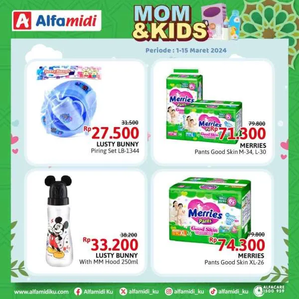 Promo Alfamidi Mom & Kids Periode 1-15 Maret 2024