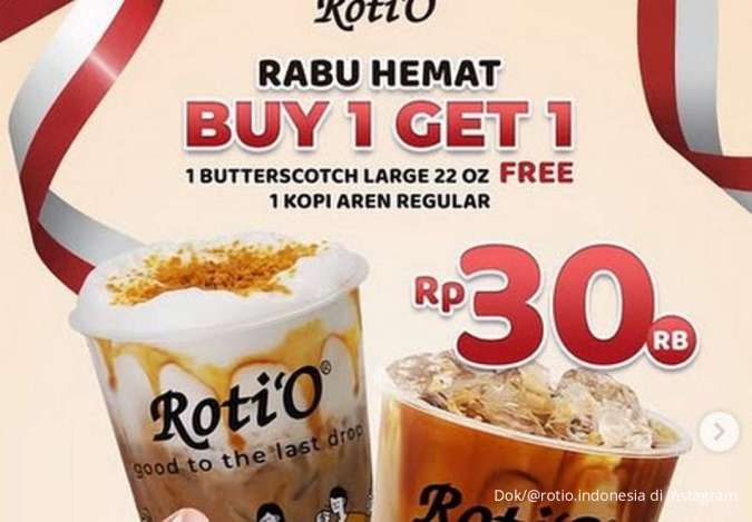 Promo Roti O 27 Agustus 2025, Beli 1 Gratis 1 Setiap Rabu Berakhir Hari Ini