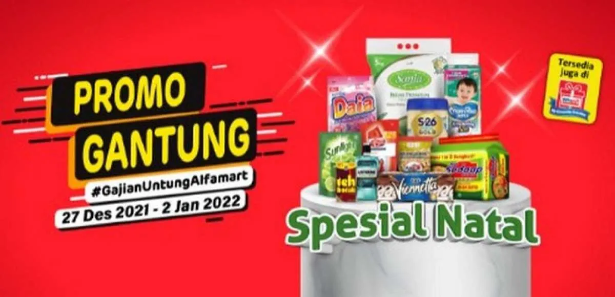 Promo JSM Alfamart Desember 2021-2 Januari 2022, Promo Gantung hingga Tahun Baru